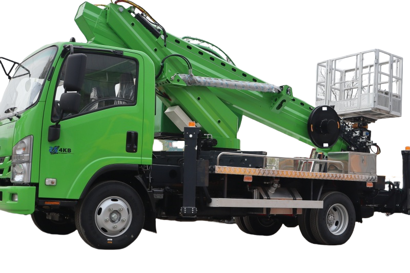 30m Aerial Work Vehicle, Telescopic Arm Manned Lifting Platform, 