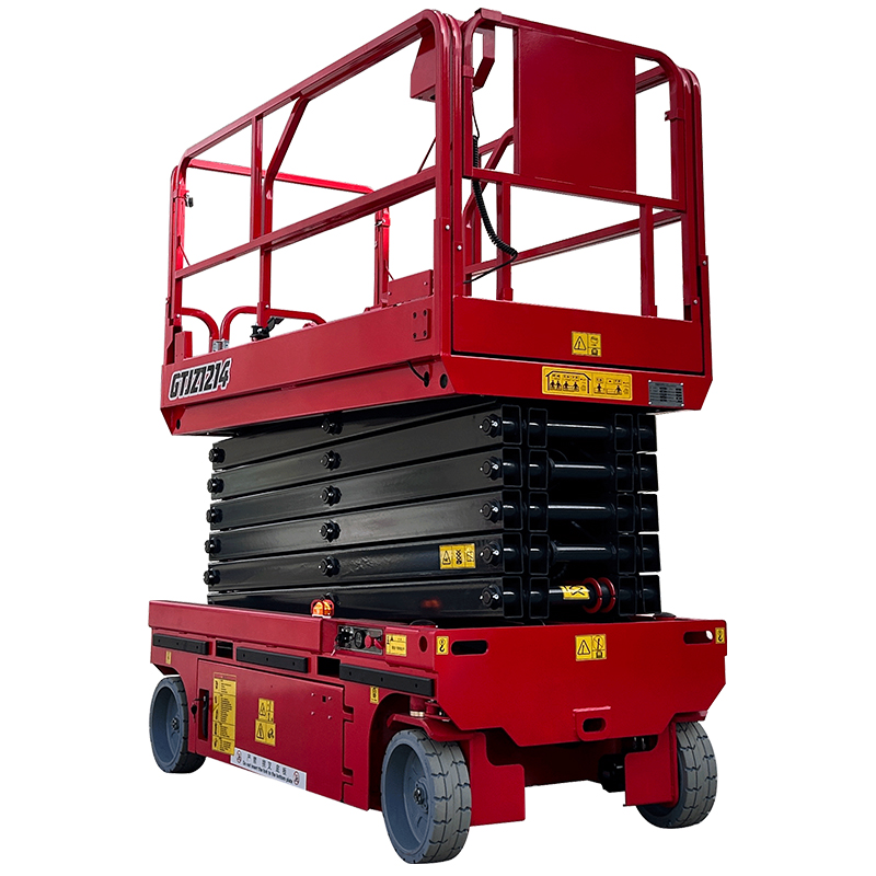 Scissor Lift with One‑Key Leveling – Professional Aerial Work Platform