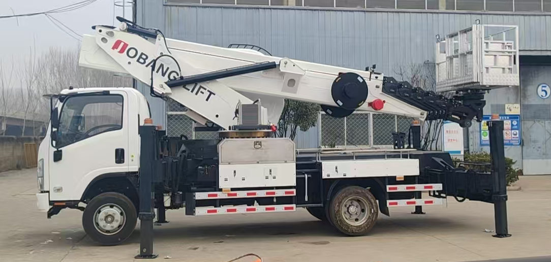 36m Aerial Work Vehicle, Telescopic Arm Manned Lifting Platform,